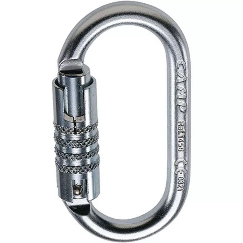 CAMP Oval Pro 3Lock Triact Lock Carabiner For Work At Height 3 CAMP Oval Pro 3Lock Triact Lock Carabiner For Work At Height