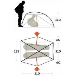 Ferrino Tenda Nemesi 2 Pro Hiking Tent 9 Ferrino Tenda Nemesi 2 Pro Hiking Tent -Outdoors Shop 1693