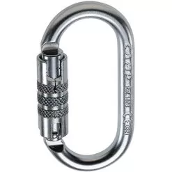CAMP Oval Pro 2Lock Twist Lock Carabiner For Work At Height