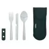 Ferrino Stainless Steel Cutlery With Case -Outdoors Shop 2695