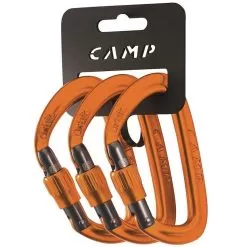 CAMP Orbit Lock 3 Pack Screw-lock Climbing Carabiners -Outdoors Shop 293001 min