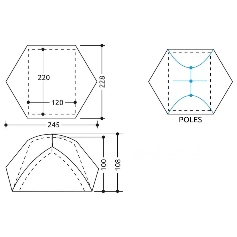 CAMP Minima 2 Evo Trekking Tent 9 CAMP Minima 2 Evo Trekking Tent - Image 7