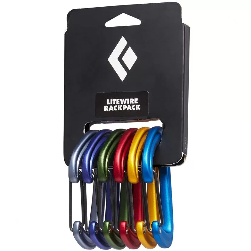 BD Black Diamond LiteWire Rackpack Set Of 6 Climbing Carabiners 3 BD Black Diamond LiteWire Rackpack Set Of 6 Climbing Carabiners