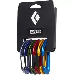 BD Black Diamond Miniwire Rackpack Set Of 6 Climbing Carabiners
