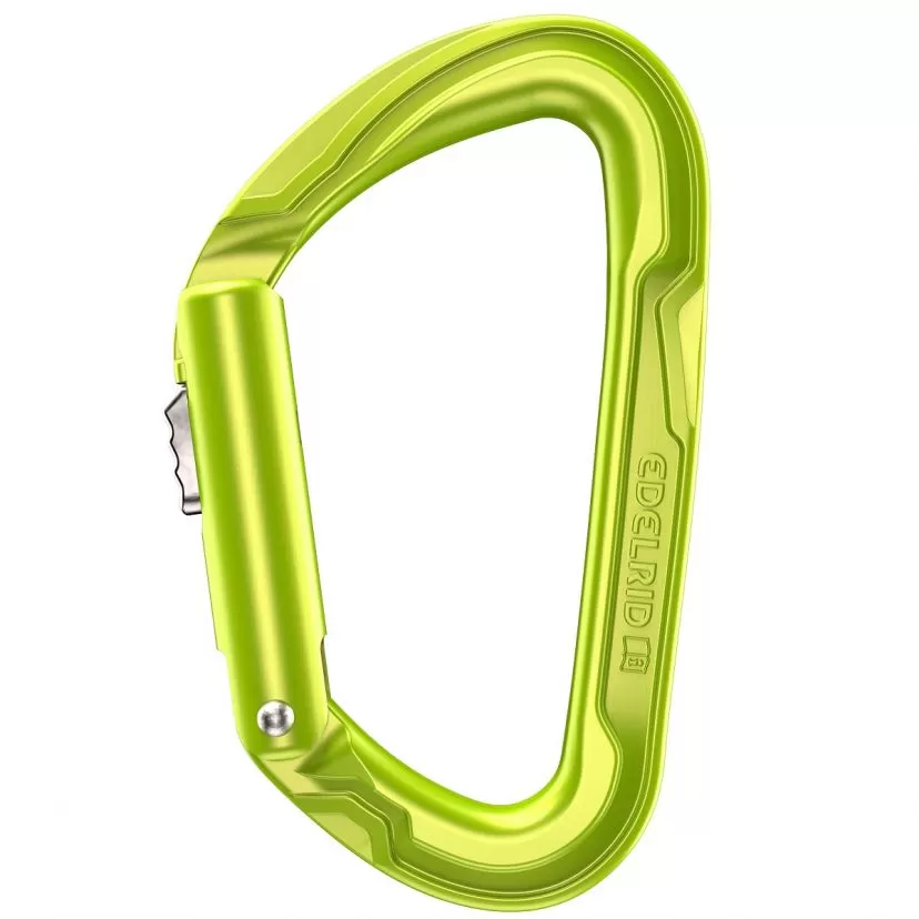 Edelrid Pure Slider III Climbing Carabiner With Straight Gate 3 Edelrid Pure Slider III Climbing Carabiner With Straight Gate