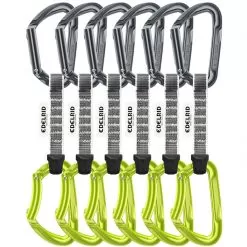 Edelrid Pure Set Sixpack 6 Pack Climbing Quickdraws