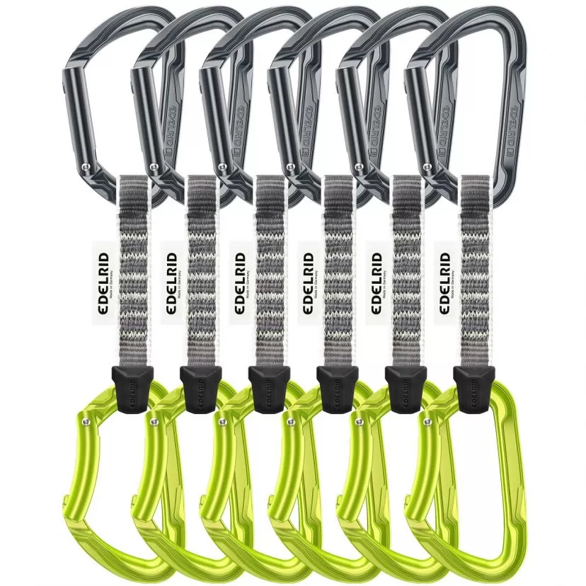 Edelrid Pure Set Sixpack 6 Pack Climbing Quickdraws 3 Edelrid Pure Set Sixpack 6 Pack Climbing Quickdraws