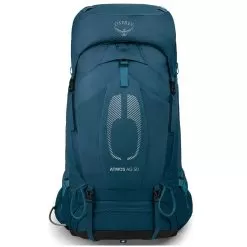 Osprey Atmos AG 50 Trekking Backpack -Outdoors Shop atmosag50 s22 front ventureblue