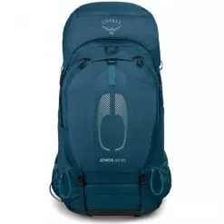 Osprey Atmos AG 65 Trekking Backpack -Outdoors Shop atmosag65 s22 front ventureblue 1 2