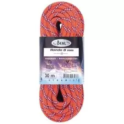 Beal Rando 8 Mm Classic Climbing Twin Rope -Outdoors Shop beal rando 8 orange