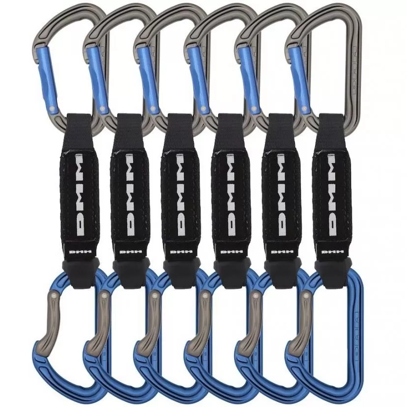 DMM Shadow 6-pack Climbing Quickdraw 3 DMM Shadow 6-pack Climbing Quickdraw