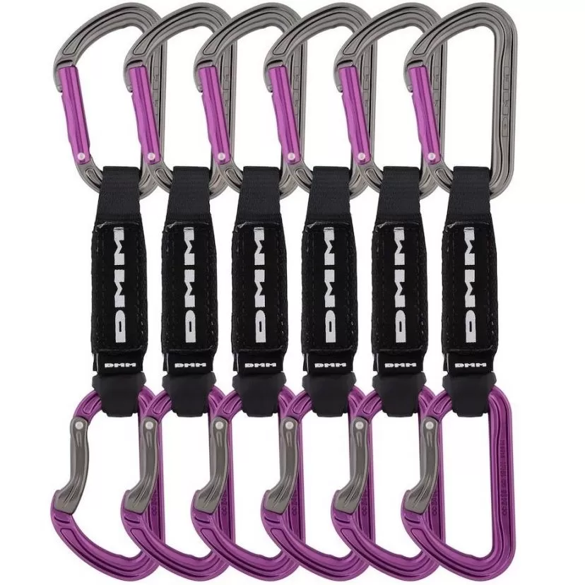 DMM Shadow 6-pack Climbing Quickdraw 4 DMM Shadow 6-pack Climbing Quickdraw - Image 2