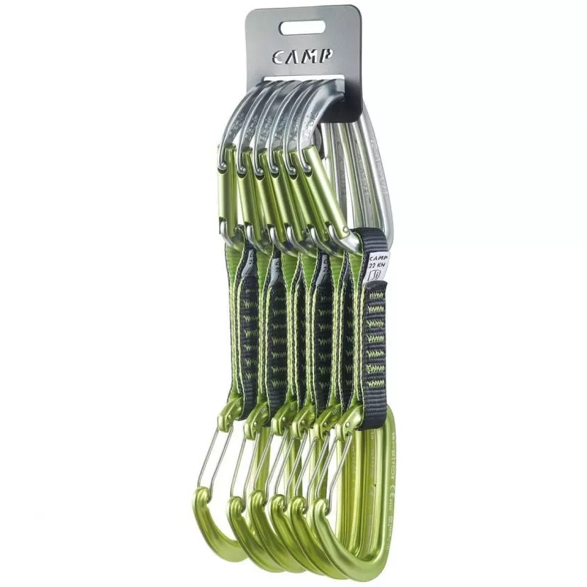 CAMP Set 6 Orbit Express Mixte Pack 6 Climbing Quickdraws 3 CAMP Set 6 Orbit Express Mixte Pack 6 Climbing Quickdraws