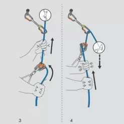 CT Climbing Technology Click Up + Climbing Belay Device -Outdoors Shop click up plus instruction02