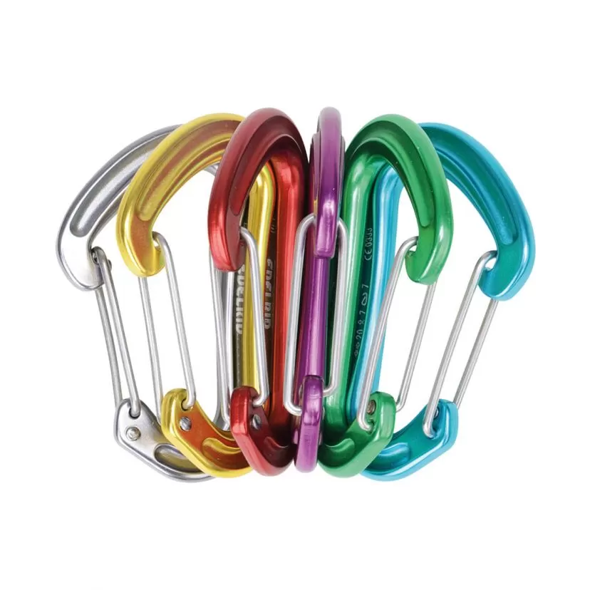 Edelrid Nineteen G Sixpack Set 6 Climbing Carabiners 3 Edelrid Nineteen G Sixpack Set 6 Climbing Carabiners