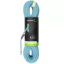 Edelrid Roseg Dry 8.3 Mm Climbing Half Rope 8 Edelrid Roseg Dry 8.3 Mm Climbing Half Rope -Outdoors Shop edelrid roseg dry icemint snow