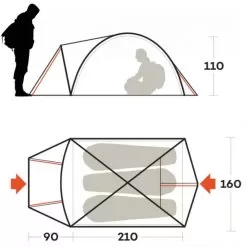 Ferrino Atacama 3 Hiking Tent -Outdoors Shop ferrino atacama 3