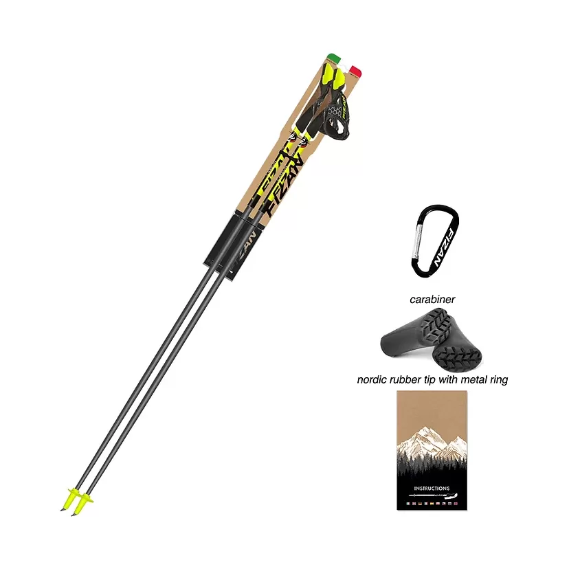 Fizan Carbon 3K Nordic Walking Poles 5 Fizan Carbon 3K Nordic Walking Poles - Image 3