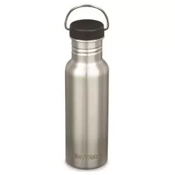 Klean Kanteen Classic 800 Ml Loop Cap Stainless Steel Water Bottle -Outdoors Shop kleankanteen1009192 brushed stainless black loop cap min 1