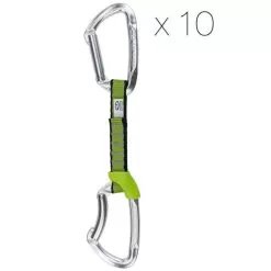 CT Climbing Technology Lime NY 10-Pack Climbing Quickdraws