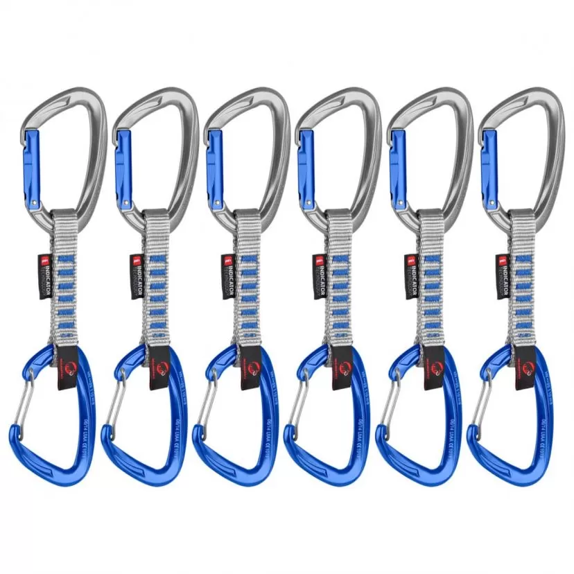 Mammut Crag Keylock Wire 10 Cm Indicator 6-Pack Climbing Quickdraws 3 Mammut Crag Keylock Wire 10 Cm Indicator 6-Pack Climbing Quickdraws