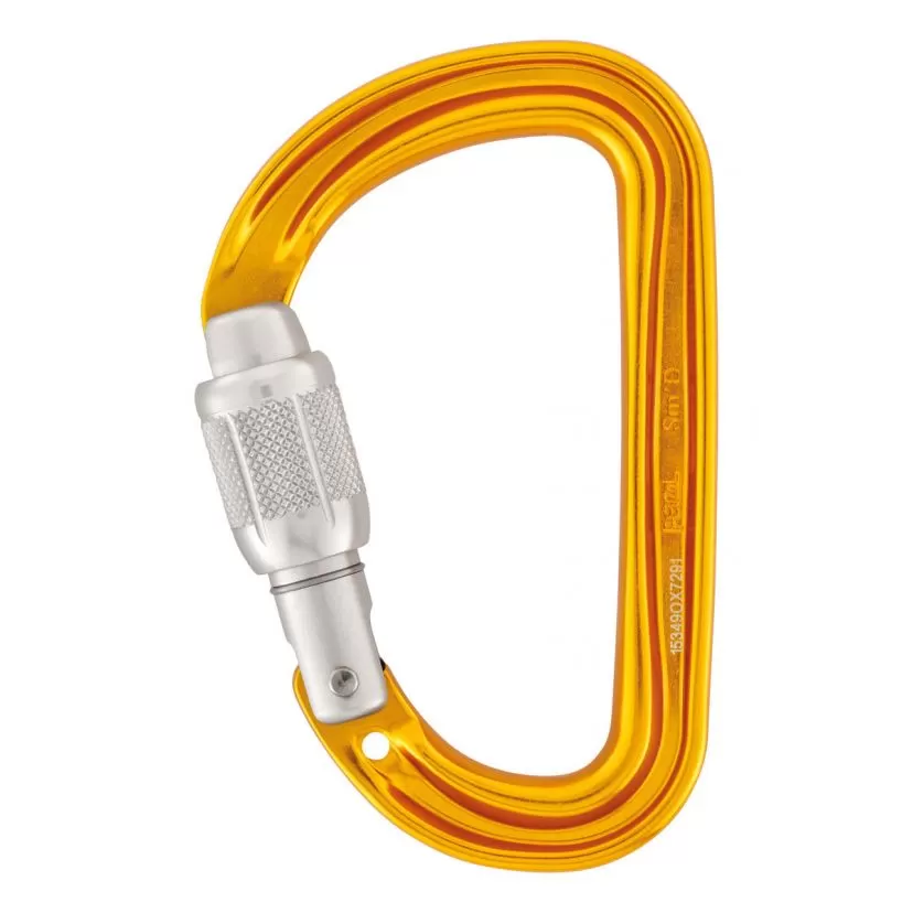 Petzl Sm'D Screw Lock Screw-lock Climbing Carabiner 5 Petzl Sm'D Screw Lock Screw-lock Climbing Carabiner - Image 3