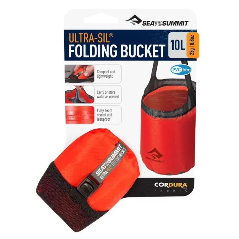 Sea To Summit Ultra-Sil Folding Bucket 10L Carry Water 3 Sea To Summit Ultra-Sil Folding Bucket 10L Carry Water
