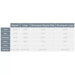 Sea To Summit Camp Self Inflating Mat Self-inflating Camping Mat -Outdoors Shop size guide camp mat si